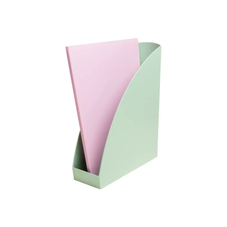 Exacompta - Porte-Revues Mag-Cube Autentik - vert sauge