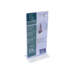 Exacompta - Porte-visuel droit - format DL vertical