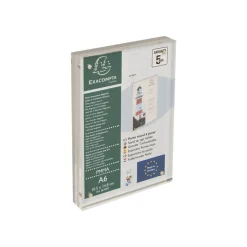 Exacompta - Porte-visuel fermeture magnétique - A6 - double face