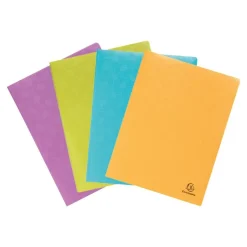 Exacompta - Protège-Documents en PP Recyclé Semi-Rigide Pop'N Co - 80 Vues - Couleurs Assorties
