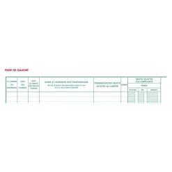 Exacompta - Registre Bijoutiers magasiniers - 21,3 x 27 cm - 200 pages