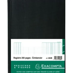 Exacompta - Registre échéancier - 29,7 x 21 cm - 200 pages