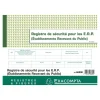 Exacompta - Registre de sécurité ERP - 32 pages - 24 x 32 cm