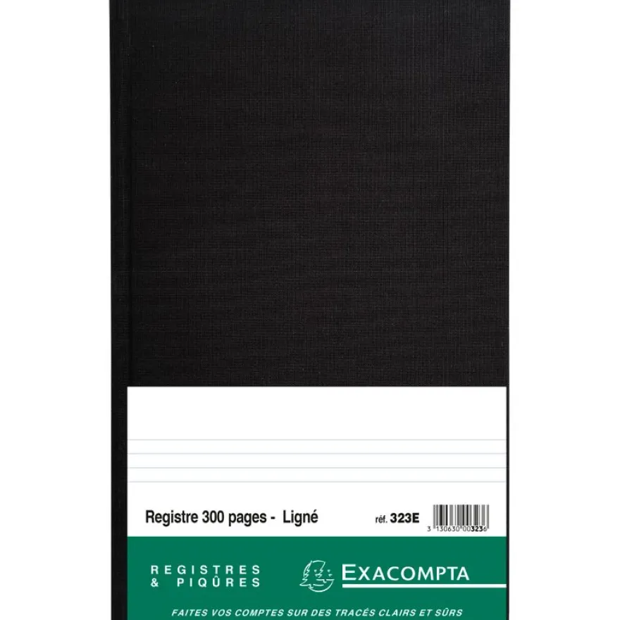 Exacompta - Registre ligné folioté - 36 x 22,5 cm - 300 pages