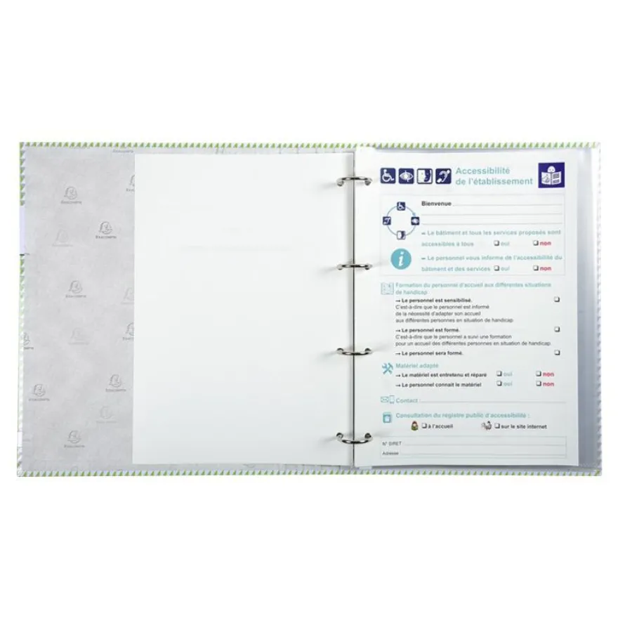 Exacompta - Registre public d'accessibilité (ERP)