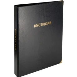 Exacompta - Reliure registre Décisions - 32 x 26 cm - 4 anneaux avec recharge 100 feuillets