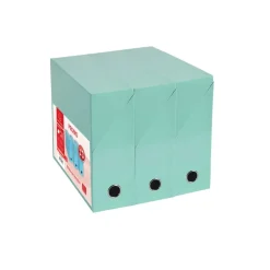 Exacompta Aquarel - 3 boîtes de transfert - dos 90 mm - disponible dans différentes couleurs
