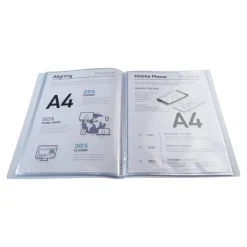 Exacompta Aquarel - Porte vues - 40 vues - A4 - disponible dans différentes couleurs