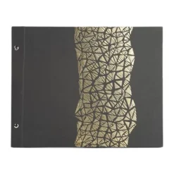 Exacompta Aramy - Album photos 37 x 29 cm - 40 pages - noir/or