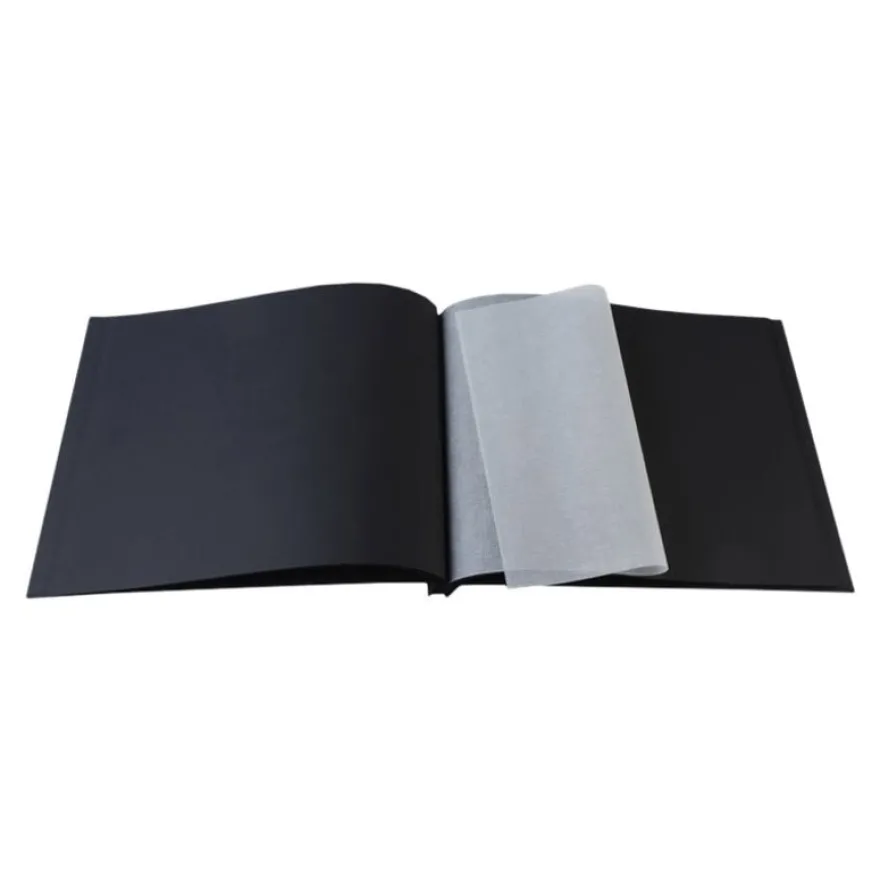 Exacompta Aramy - Album photos 37 x 29 cm - 40 pages - noir/or