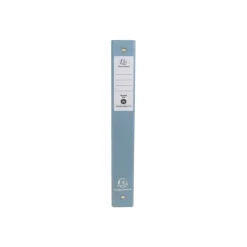 Exacompta AutentiK - Classeur à anneaux - largeur de dos : 40 mm - pour A4 (210 x 297 mm) - capacité : 275 feuilles - bleu gris, rose bonbon, vert sauge