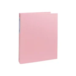 Exacompta AutentiK - Classeur à anneaux - largeur de dos : 40 mm - pour A4 (210 x 297 mm) - capacité : 275 feuilles - bleu gris, rose bonbon, vert sauge