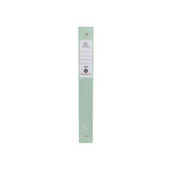 Exacompta AutentiK - Classeur à anneaux - largeur de dos : 40 mm - pour A4 (210 x 297 mm) - capacité : 275 feuilles - bleu gris, rose bonbon, vert sauge