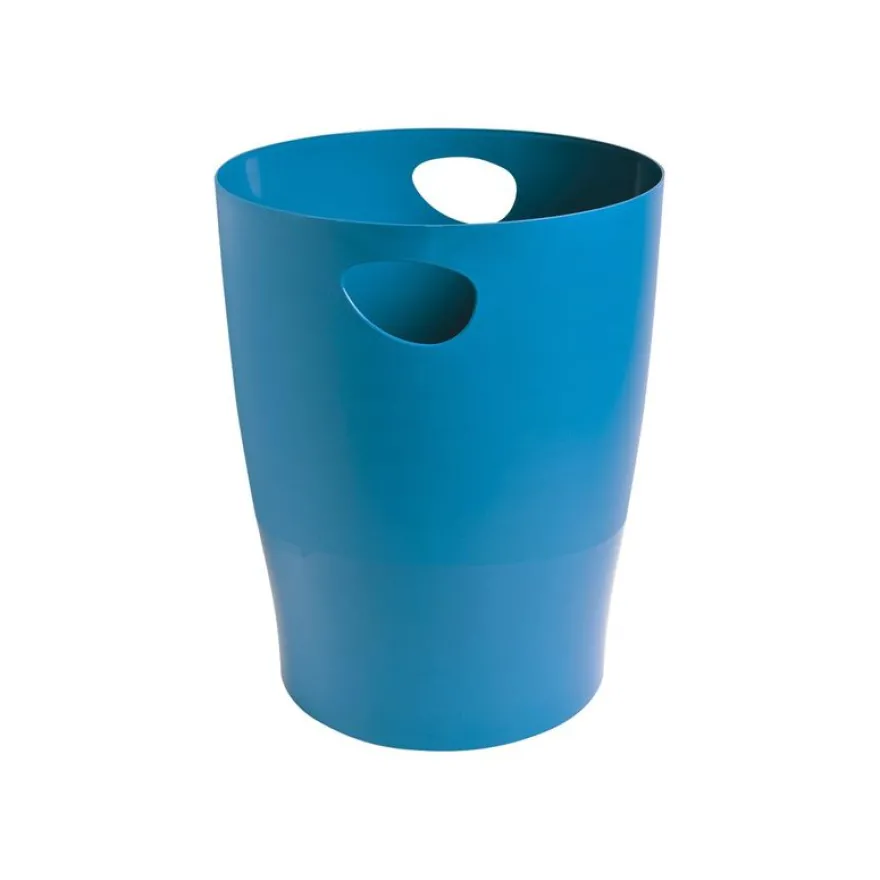 Exacompta Bee Blue - Corbeille à papier - turquoise - 15 L