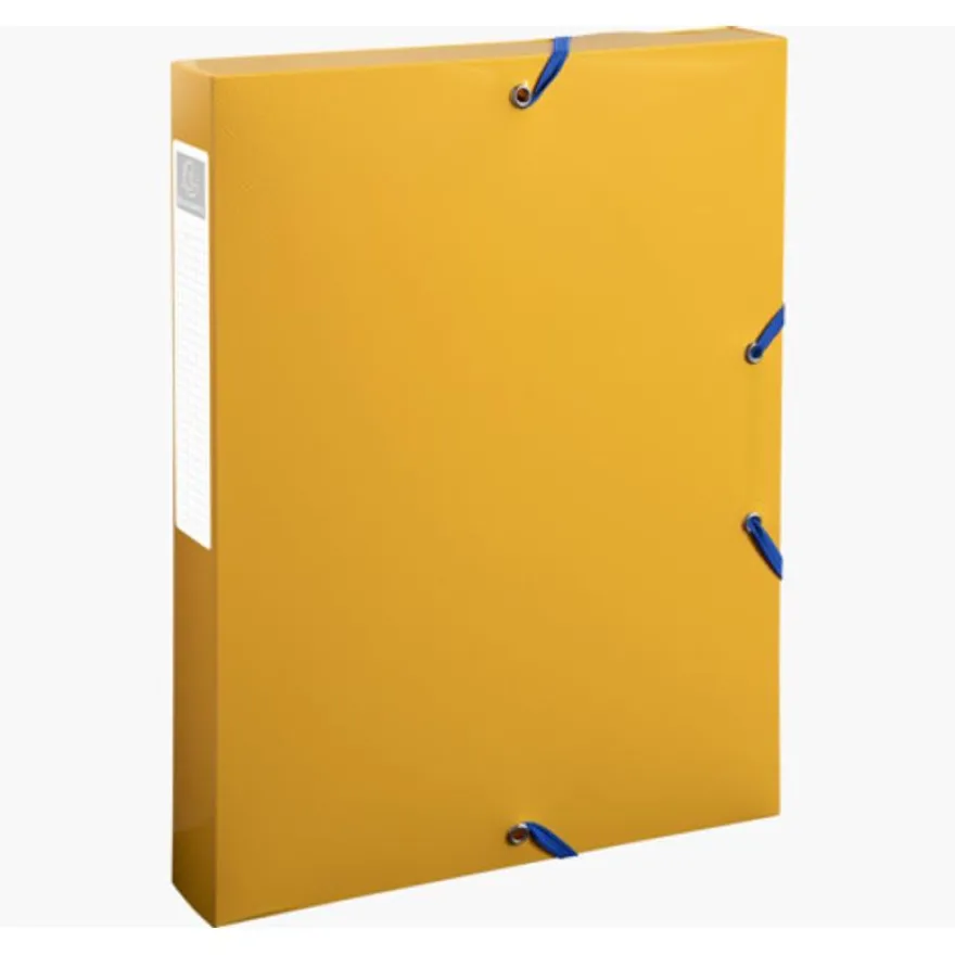 Exacompta BeeBlue - Boîte de classement en plastique recyclé - dos 40 mm - disponible dans différentes couleurs