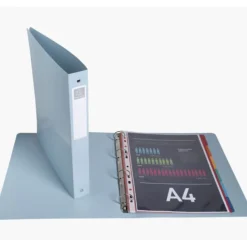 Exacompta BeeBlue - Classeur souple 4 anneaux - Dos 40 mm - A4 maxi - pour 275 feuilles - disponible dans différentes couleurs