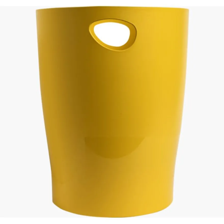 Exacompta BeeBlue - Corbeille à papier 15L - safran