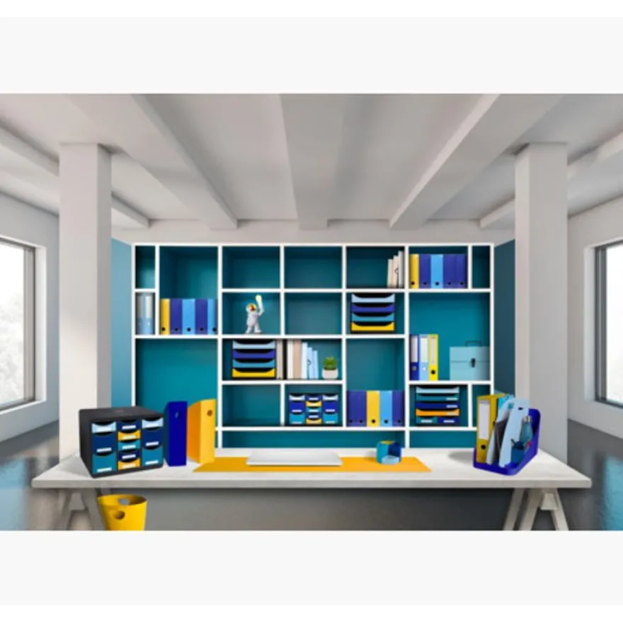 Exacompta BeeBlue - Corbeille à courrier - bleu marine