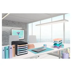 Exacompta Beeblue - Module de classement 11 tiroirs - couleurs assorties