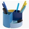 Exacompta BeeBlue - Pot à crayons modulable - 4 compartiments - couleurs assorties