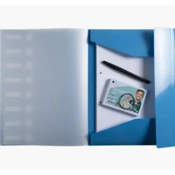 Exacompta BeeBlue - Trieur polypro recyclé 8 positions - A4 - disponible dans différentes couleurs
