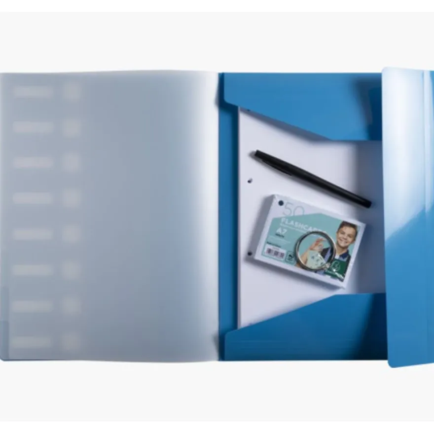 Exacompta BeeBlue - Trieur polypro recyclé 8 positions - A4 - disponible dans différentes couleurs