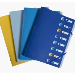 Exacompta BeeBlue - Trieur polypro recyclé 8 positions - A4 - disponible dans différentes couleurs