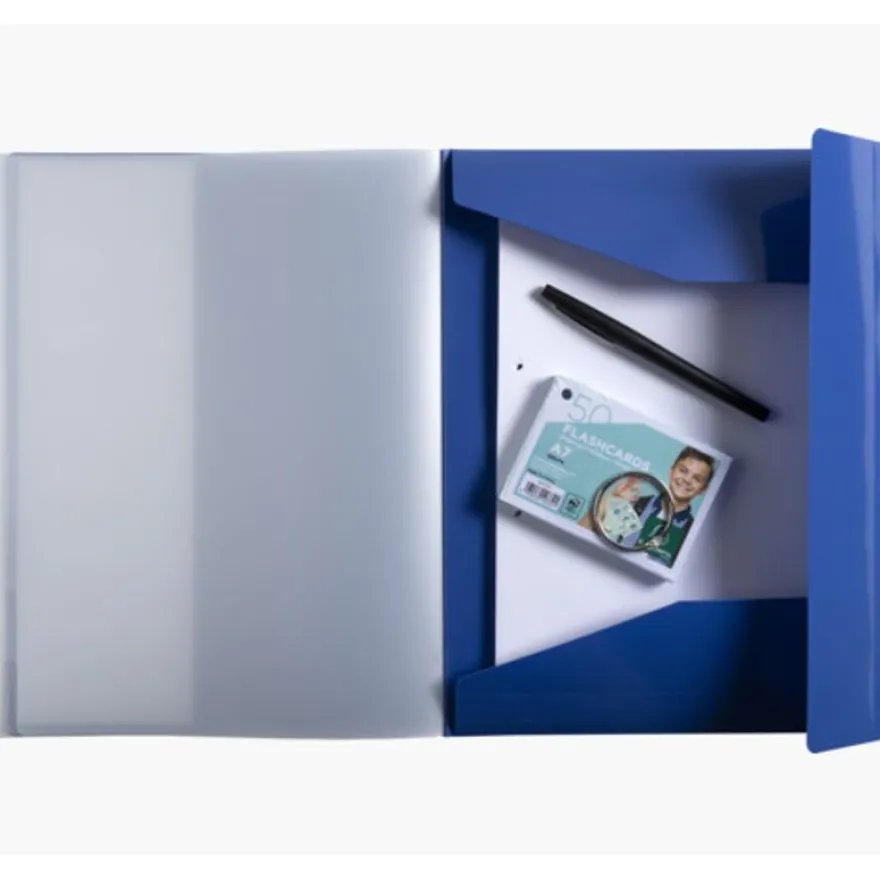 Exacompta BeeBlue - Trieur polypro recyclé 8 positions - A4 - disponible dans différentes couleurs