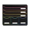 Exacompta Black Office Store-Box - Module de classement 6 tiroirs - noir/arlequin
