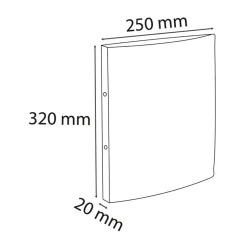 Exacompta Candy Tidy - Classeur souple à anneaux - Dos 20 mm - A4 - disponible dans différentes couleurs