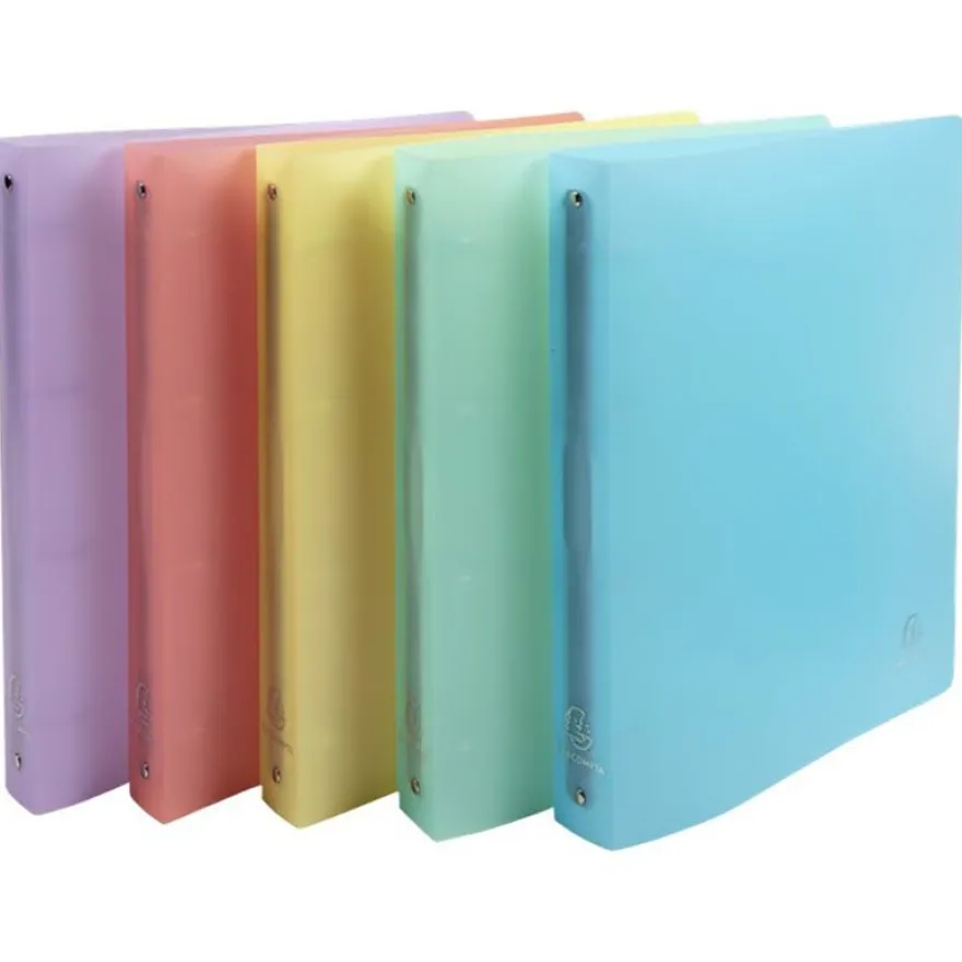 Exacompta Chromaline - Classeur souple à anneaux - Dos 40 mm - A4+ - disponible dans différentes couleurs pastels
