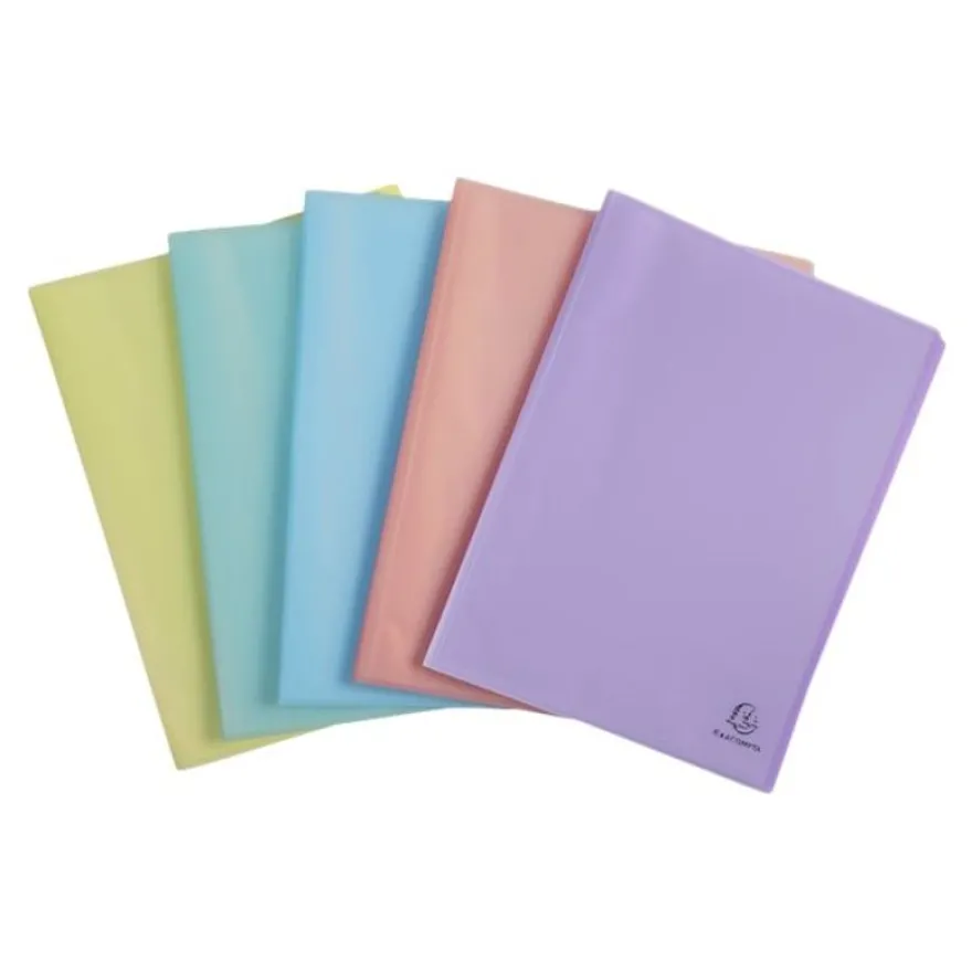 Exacompta Chromaline - Porte vues - 60 vues - A4 - disponible dans différentes couleurs pastels
