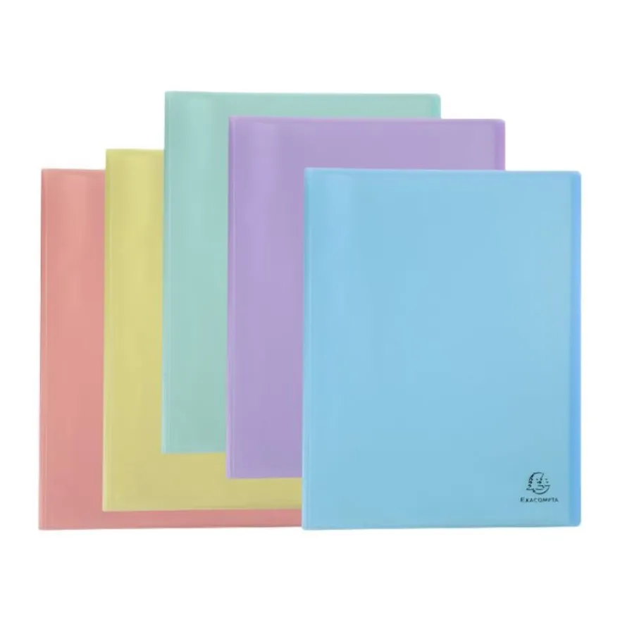 Exacompta Chromaline - Porte vues - 60 vues - A4 - disponible dans différentes couleurs pastels