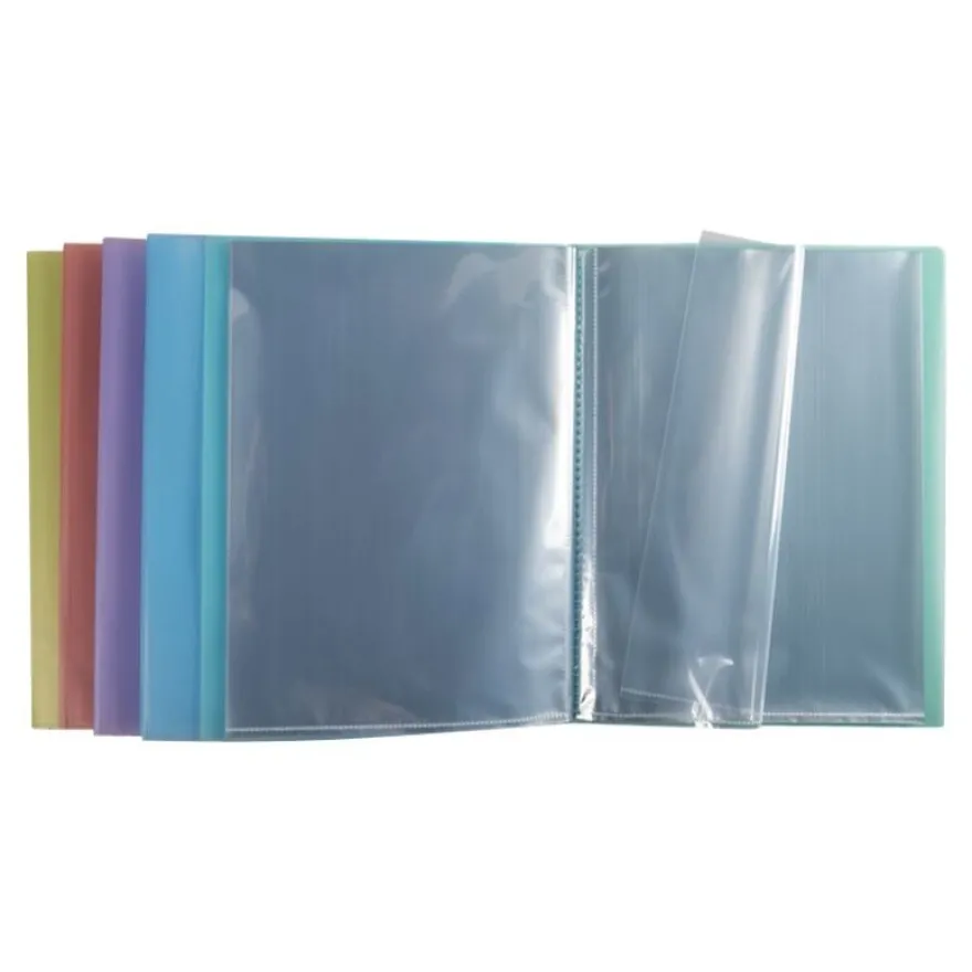 Exacompta Chromaline - Porte vues - 40 vues - A4 - disponible dans différentes couleurs pastels