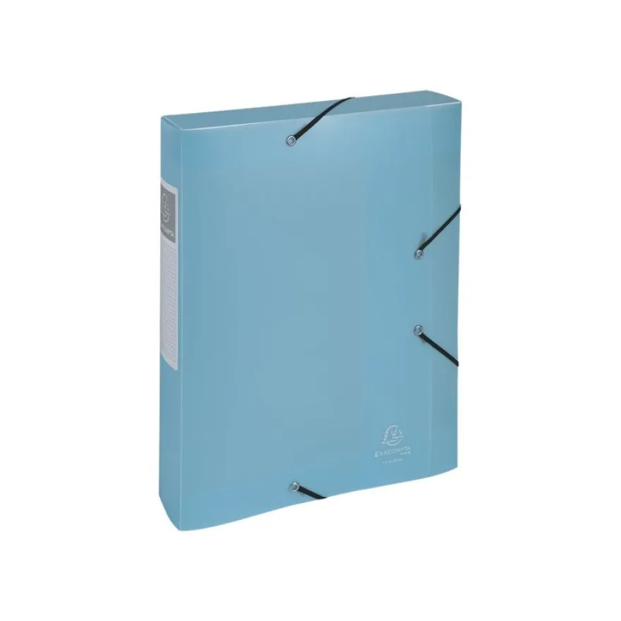 Exacompta Chromaline Pastel - Boîte de classement plastique (livrée à plat) - dos 60 mm - disponible dans différentes couleurs pastels