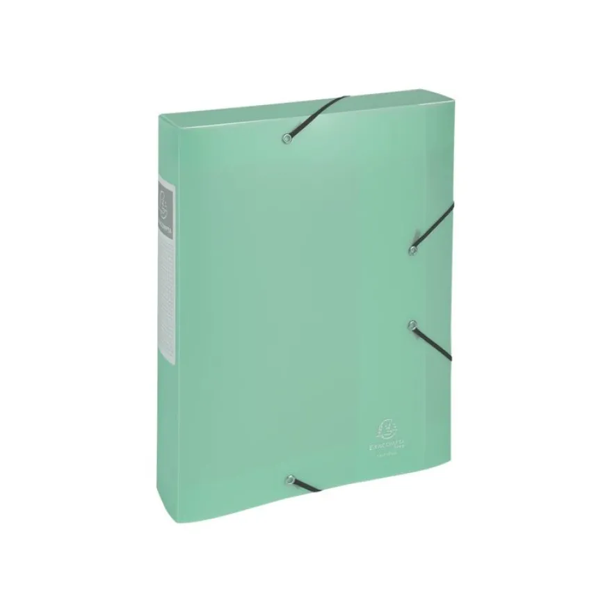Exacompta Chromaline Pastel - Boîte de classement plastique (livrée à plat) - dos 60 mm - disponible dans différentes couleurs pastels