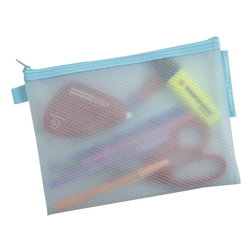 Exacompta Chromaline Pastel - Pochette zip A5 - disponible dans différentes couleurs