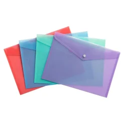 Exacompta Chromaline Pastel - Pochette - pour A4 (210 x 297 mm) - existe en Corail, mauve, bleu pastel, vert pastel