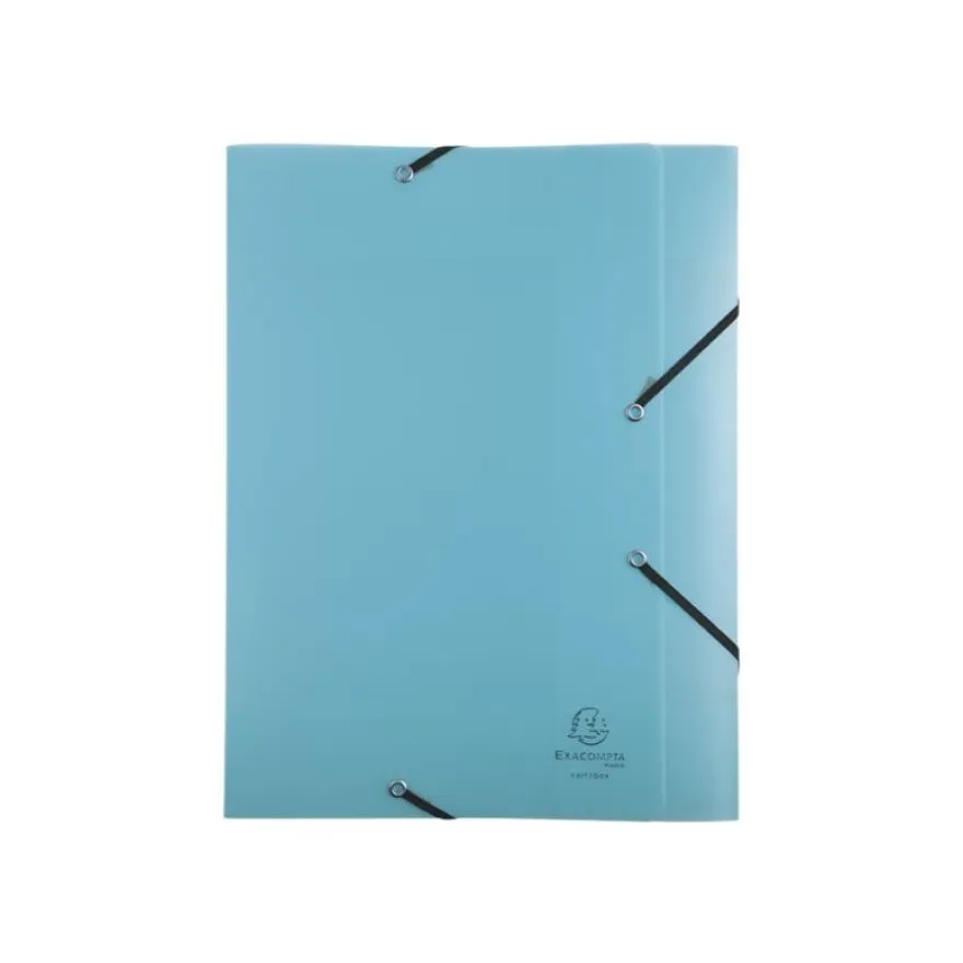 Exacompta Chromaline Pastel - Boîte de classement plastique (livrée à plat) - dos 25 mm - disponible dans différentes couleurs pastels