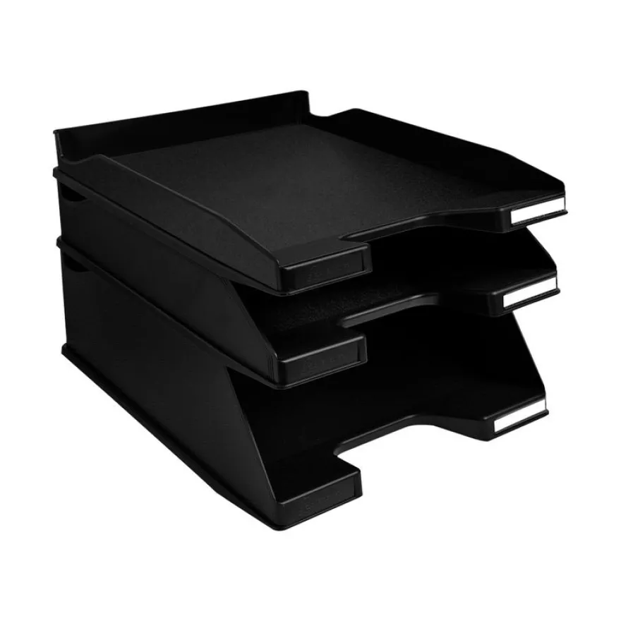 Exacompta COMBO MAXI - Corbeille à courrier noir