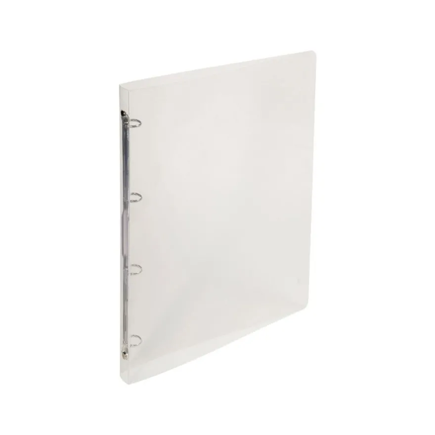Exacompta Crystal - Classeur souple à anneaux - Dos 20 mm - A4 - pour 100 feuilles - disponible dans différentes couleurs