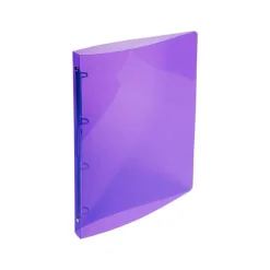 Exacompta Crystal - Classeur souple à anneaux - Dos 20 mm - A4 - pour 100 feuilles - disponible dans différentes couleurs