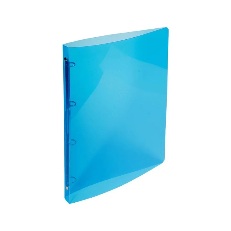 Exacompta Crystal - Classeur souple à anneaux - Dos 20 mm - A4 - pour 100 feuilles - disponible dans différentes couleurs