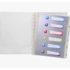 Exacompta Crystal - Protège document amovible à anneaux - 60 vues - A4