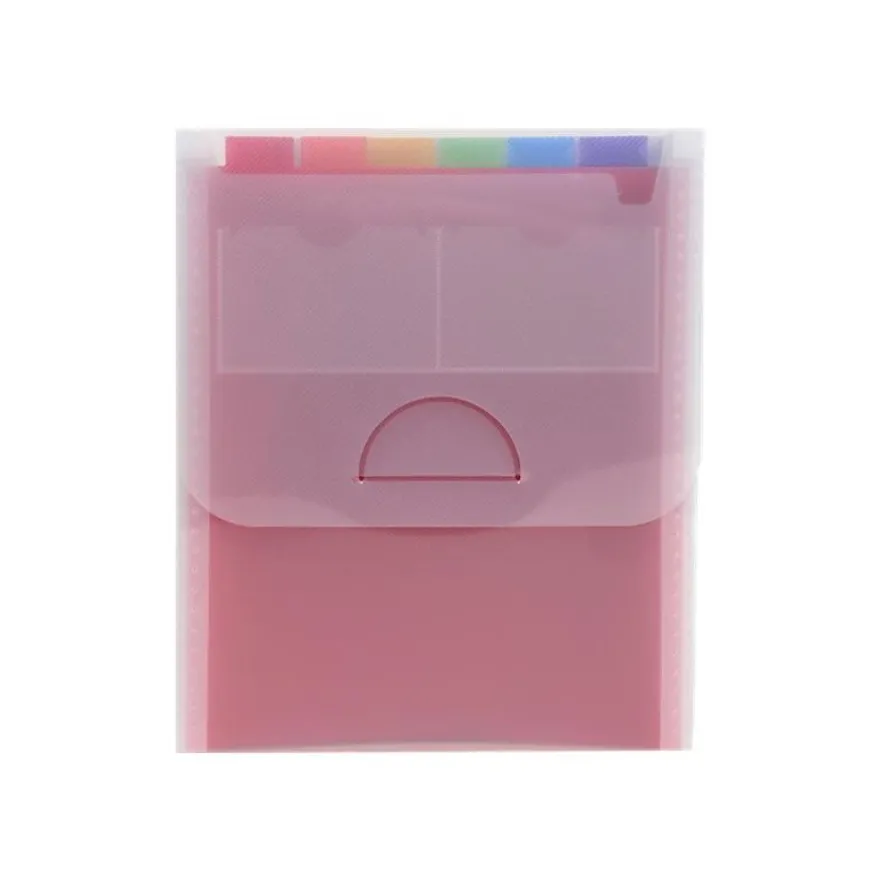 Exacompta Crystal - Valisette trieur vertical 6 onglets - incolore