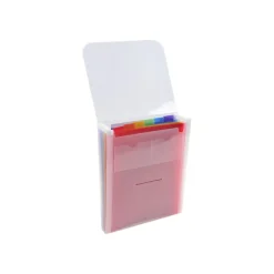 Exacompta Crystal - Valisette trieur vertical 6 onglets - incolore