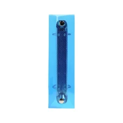 Exacompta Crystal Colours - Classeur souple 2 anneaux pour fiches Bristol - Dos 25 mm - 10 x 15 cm