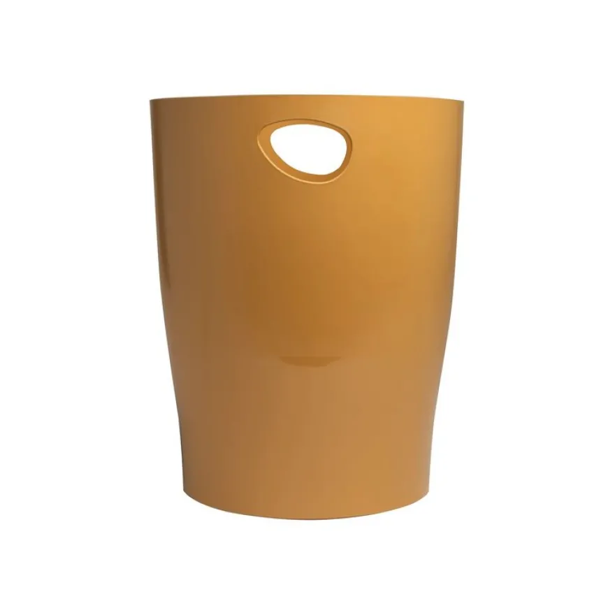 Exacompta ECOBIN NEO DECO - Corbeille à papier - 15 L - poignées - polypropylène (PP) - disponible en différents coloris