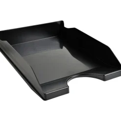 Exacompta Ecotray - Corbeille à courrier noir - A4+