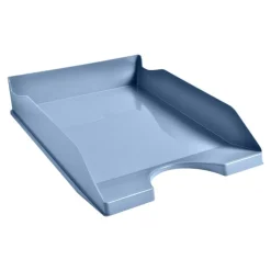 Exacompta Ecotray - Corbeille à courrier BeeBlue - pour format A4+ - bleu clair